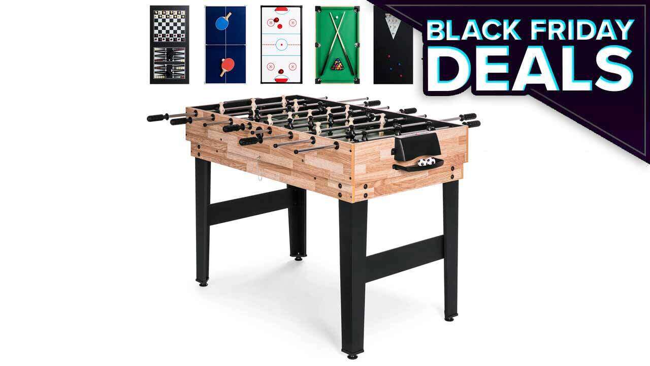 All-In-One Game Table Deal – Get Foosball, Pool, Air Hockey, Ping Pong, And More For Only $130